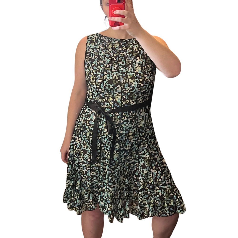 Sandra Darren Floral Y2K Midi Dress